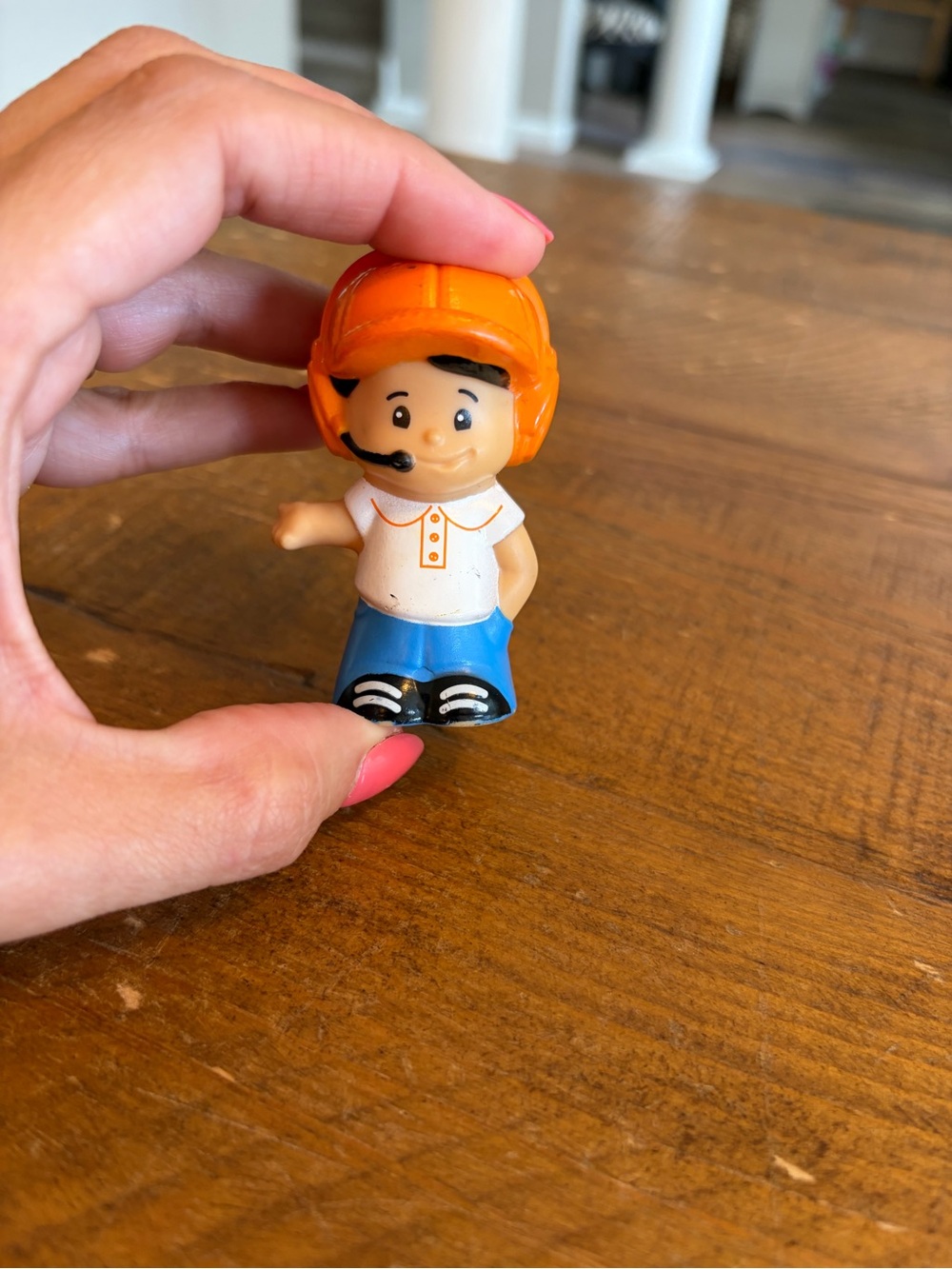 Fisher Price Little People helicopter pilot as is